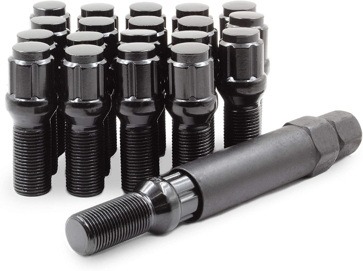 Black Wheel Lug Bolts M15x1.25