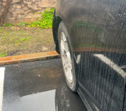 Wheel Bent Inwards After Hitting Curb