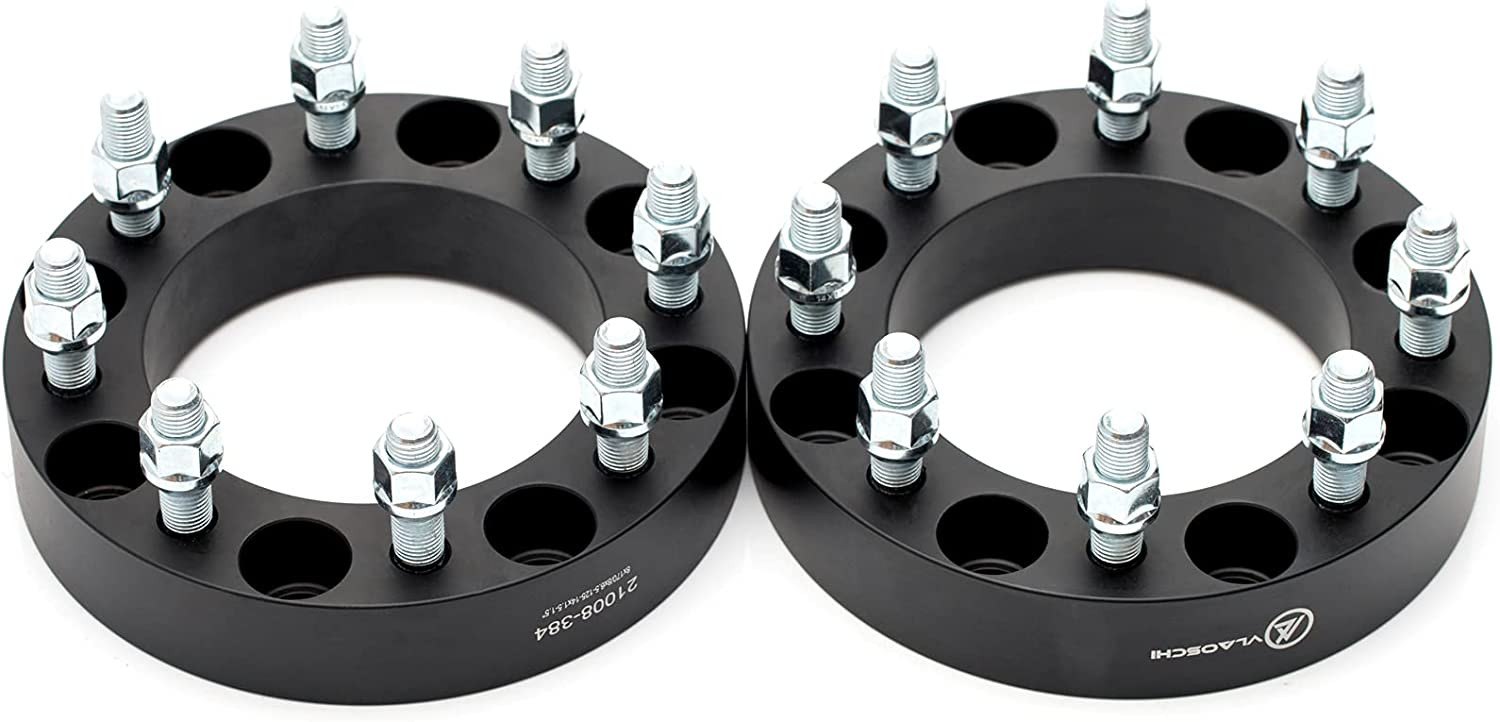 VLAOSCHI Black Forged 8x170 to 8x6.5 Wheel Adapters 1.5 Inch